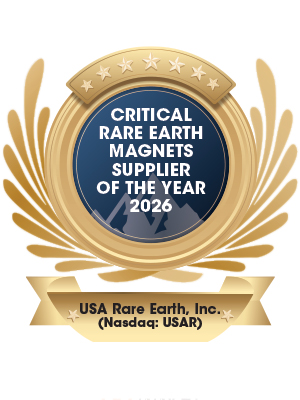 USA Rare Earth, Inc. (Nasdaq: USAR) | Critical Rare Earth Magnets Supplier of the Year-2026 Critical Rare Earth Magnets Supplier of the Year 2026